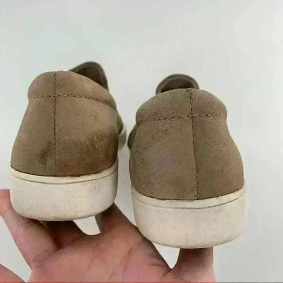 Naturalizer Marianne platform sneakers 6.5 36.5 taupe leather snakeskin print - Picture 8 of 12